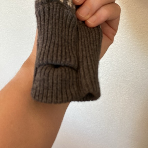 Lululemon Devi Crew striped sweater grey white VGUC - Picture 3 of 5